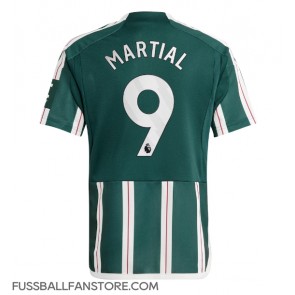 Manchester United Anthony Martial #9 Replik Auswärtstrikot 2023-24 Kurzarm